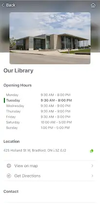 Bradford WG Public Library screenshot 5