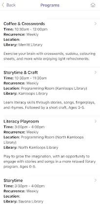 Thompson-Nicola Reg Library screenshot 6