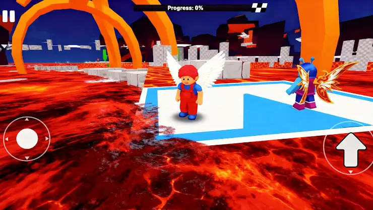 Blox Parkour: Obby Race 3d screenshot 2