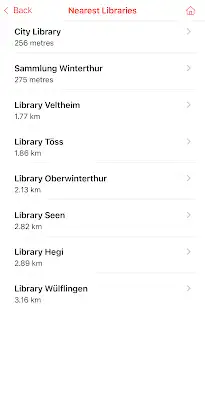 Winterthurer Bibliotheken screenshot 5