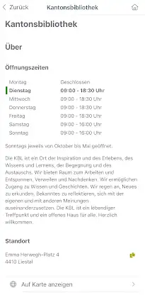 Kantonsbibliothek Baselland screenshot 6