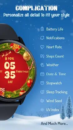 Christmas Timefaces ULTRA SGW7 screenshot 3