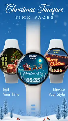 Christmas Timefaces ULTRA SGW7 screenshot 1