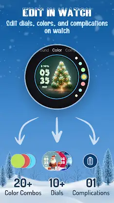 Christmas Timefaces ULTRA SGW7 screenshot 6