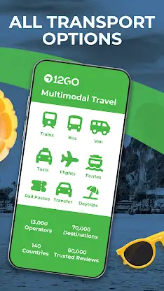 12Go Train, Bus, Ferry, Flight screenshot 3