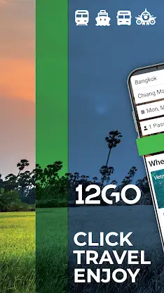 12Go Train, Bus, Ferry, Flight screenshot 1