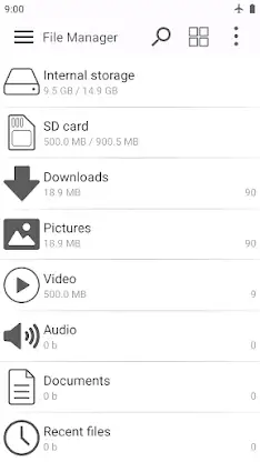 File explorer screenshot 1