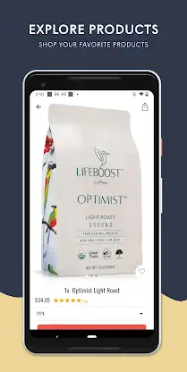 Lifeboost Coffee screenshot 4