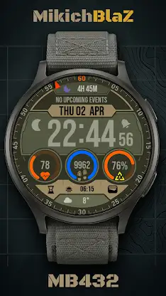 Digital Watch Face MB432 screenshot 3