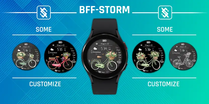 BFF117- Blackboard Art Bicycle screenshot 4
