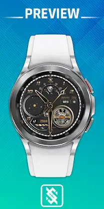 BFF12-Black Analog Galaxy Gear screenshot 1