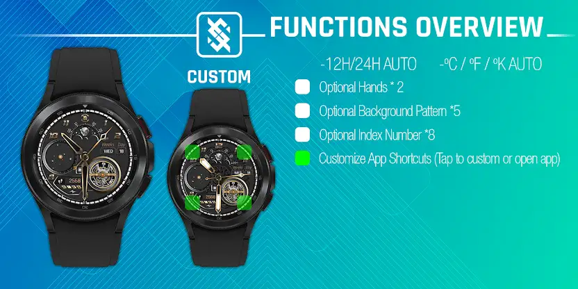 BFF12-Black Analog Galaxy Gear screenshot 3