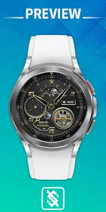 BFF12- Gold Analog Galaxy Gear screenshot 1