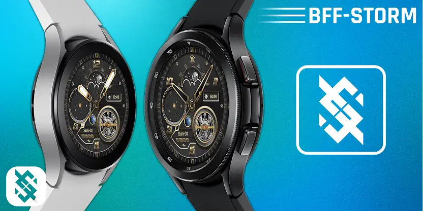 BFF12- Gold Analog Galaxy Gear screenshot 5
