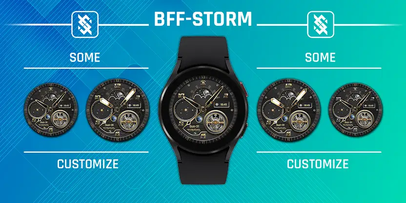 BFF12- Gold Analog Galaxy Gear screenshot 4