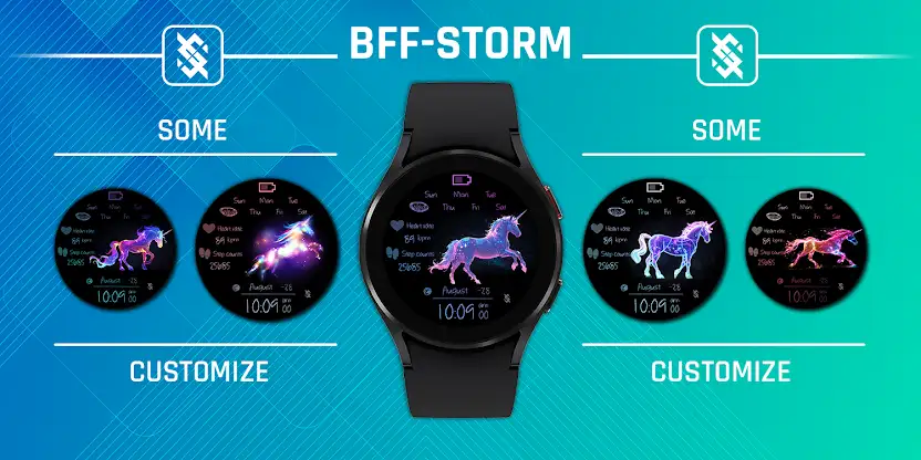 BFF12- Neon Art Unicorn Light screenshot 4