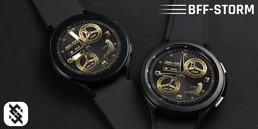 BFF14 - Gold Analog Pattern screenshot 6