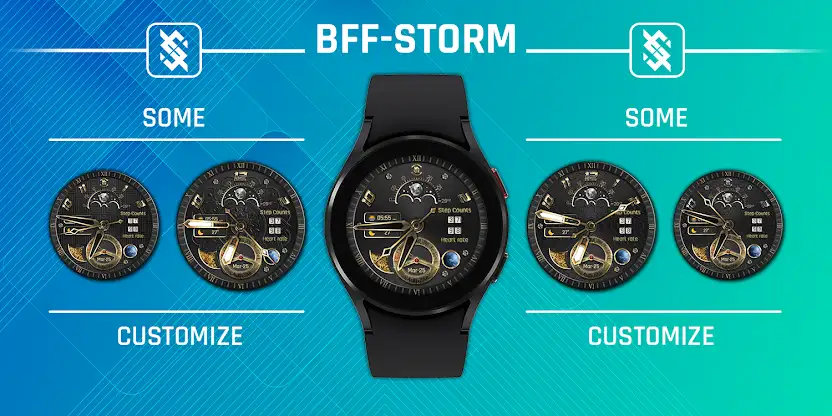 BFF15- Gold Analog Pattern screenshot 4
