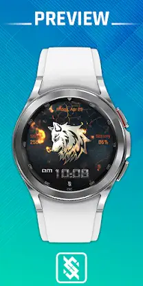 BFF1- Animation Fire Wolf screenshot 1
