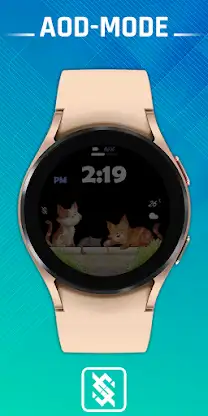 BFF1- Cute Cat watchface screenshot 2