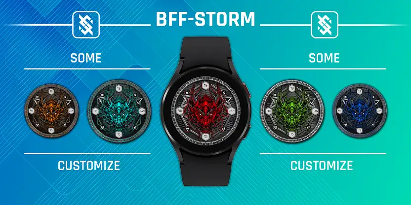 BFF1- Game Dragon watchface screenshot 4