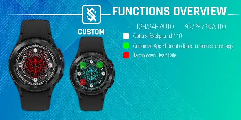 BFF1- Game Dragon watchface screenshot 3