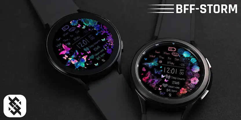 BFF1-Neon Art Flower Butterfly screenshot 6