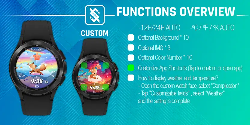 BFF2 - Cute Fox watchface screenshot 3