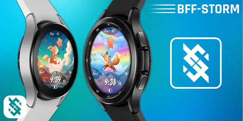BFF2 - Cute Fox watchface screenshot 5