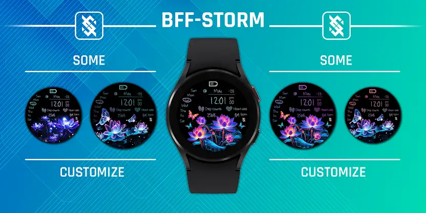 BFF2 - Neon Art Lotus Flower screenshot 4