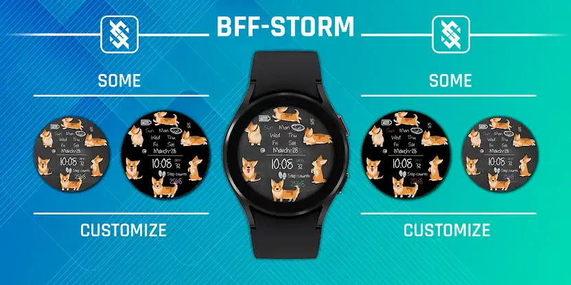 BFF45- Blackboard Art Corgi screenshot 4