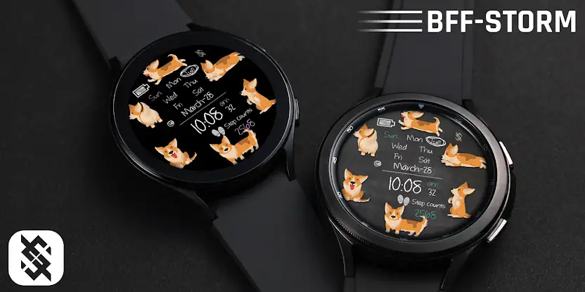 BFF45- Blackboard Art Corgi screenshot 6