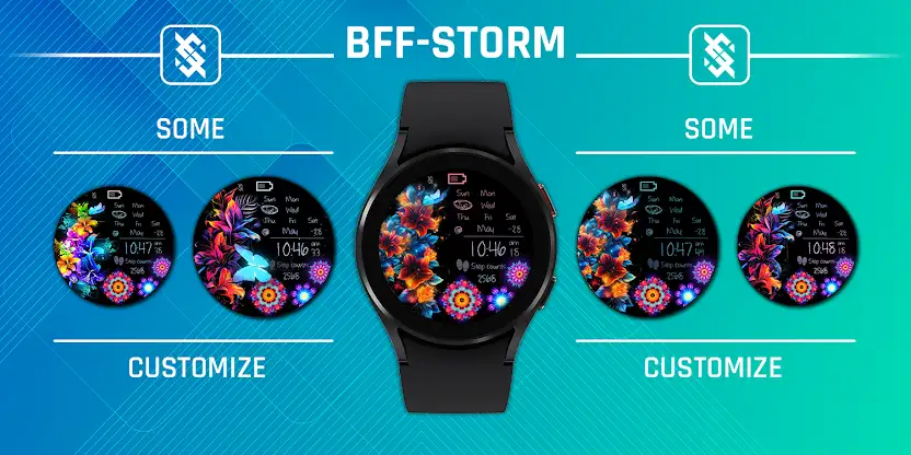 BFF4-Neon Art Animation Flower screenshot 4