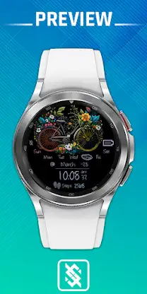 BFF54- Neon Art Flower Bicycle screenshot 1