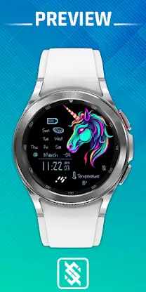 BFF55- Neon Art Unicorn Color screenshot 1