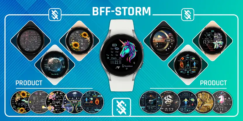 BFF55- Neon Art Unicorn Color screenshot 8