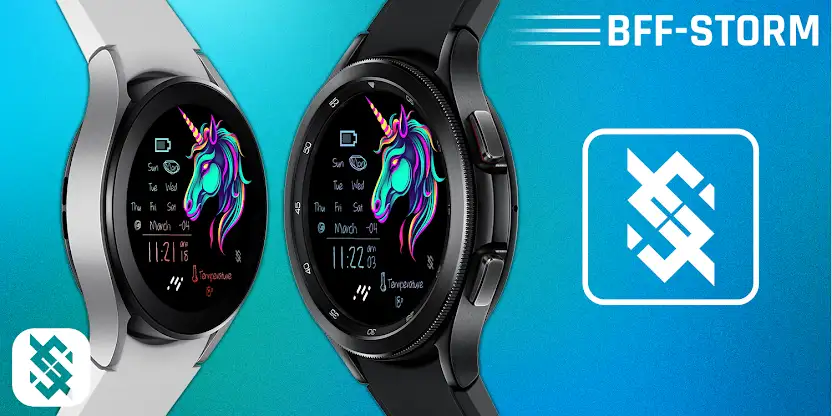 BFF55- Neon Art Unicorn Color screenshot 5