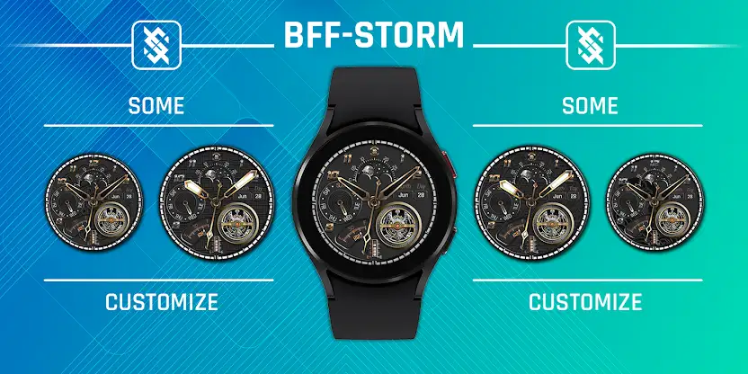 BFF5-Black Analog Pattern Gear screenshot 4