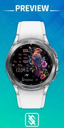 BFF60 - Neon Art Fantasy Bird screenshot 1