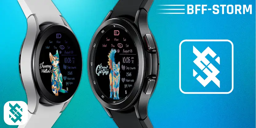 BFF70- Neon Art Cat Multicolor screenshot 5