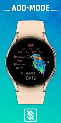 BFF71- Neon Art Hummingbird screenshot 2