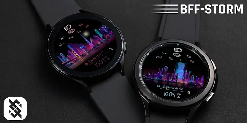 BFF72- Neon Art City at Night screenshot 6
