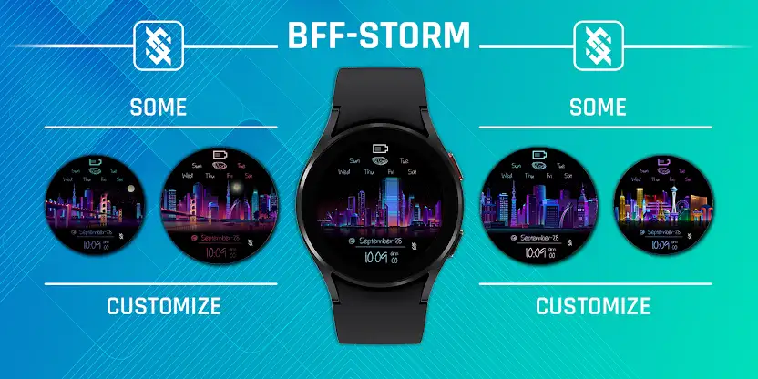 BFF72- Neon Art City at Night screenshot 4