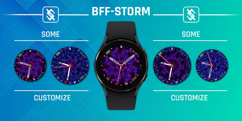 BFF7- Animation Neon Peacock screenshot 4