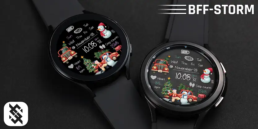 BFF18- Christmas Car, Snowman screenshot 5