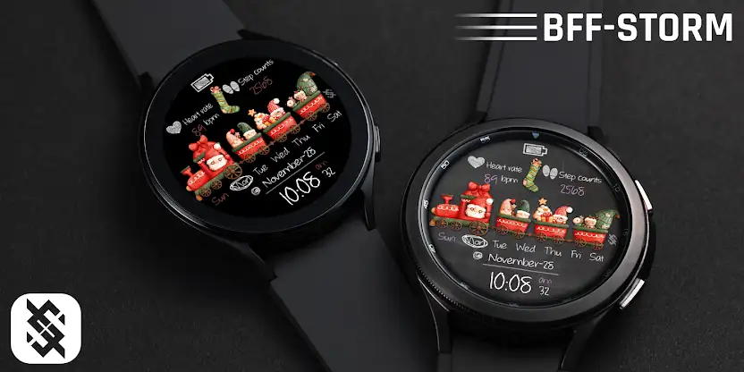 BFF30-Christmas Santa on Train screenshot 5