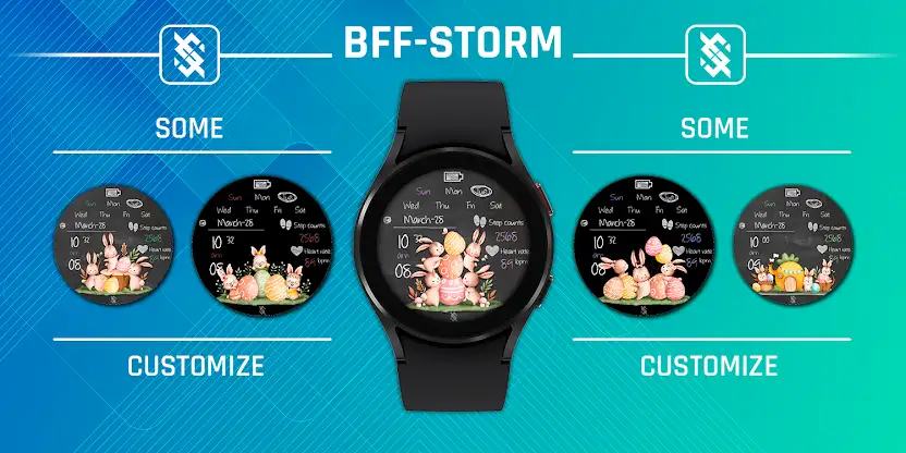 BFF8- Easter day Eggs & Bunny screenshot 4