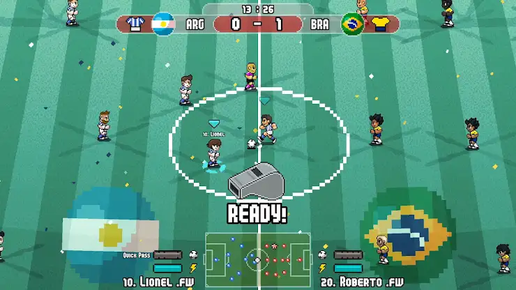 Pixel Cup Soccer - Ultimate screenshot 1