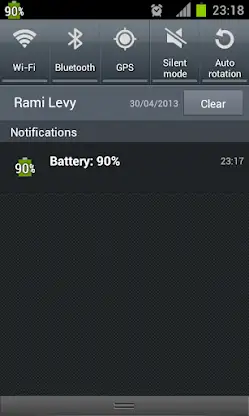 show battery percentage screenshot 5
