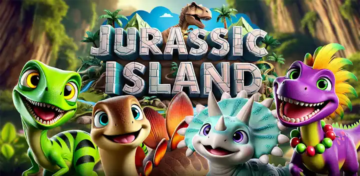 Jurassic Island : Audiobook — Android game banner